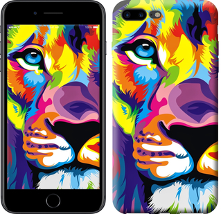 

Чехол Разноцветный лев для iPhone 8 Plus 658288