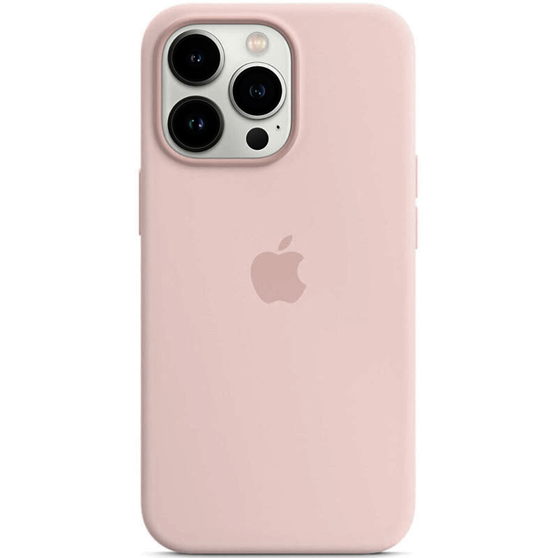 Чохол Silicone Case Full Protective (AA) на Apple iPhone 14 Pro Max (6.7") (Рожевий / Chalk Pink)