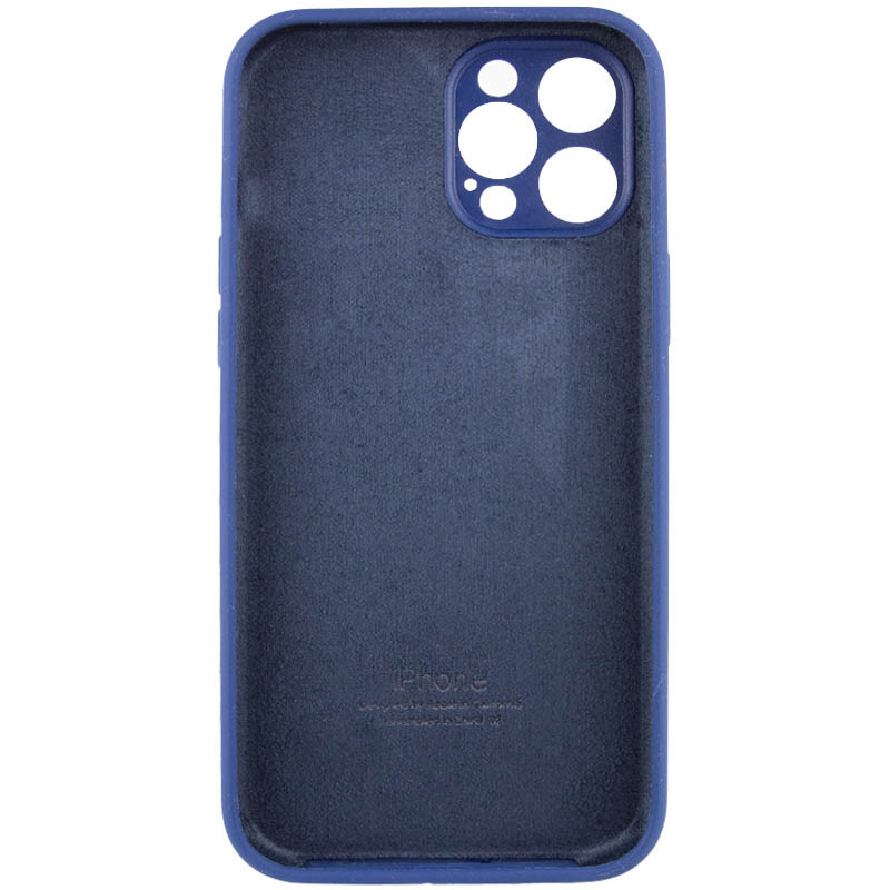 Чохол Silicone Case Full Camera Protective (AA) на Apple iPhone 12 Pro Max (6.7") (Синій / Deep navy) в магазині vchehle.ua