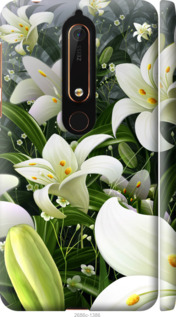 

Чехол Белые лилии для Nokia 6.1 688105