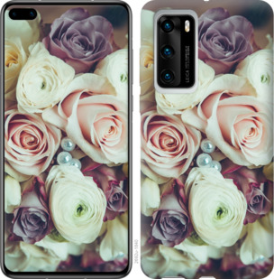 

Чехол Букет роз для Huawei P40 933228