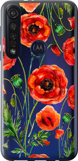 

Чохол Намальовані маки на Motorola G8 Plus 1633967