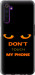 Чохол Don't touch the phone на Realme 6 Pro