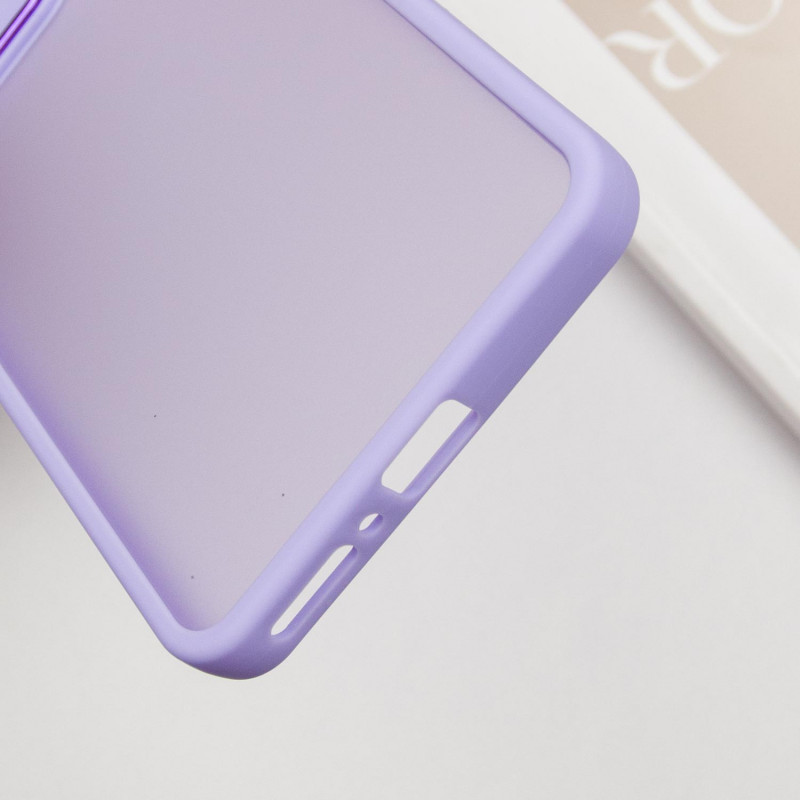 Замовити TPU+PC чохол Accent на Xiaomi Poco X6 / Note 13 Pro 5G (White / Purple) на vchehle.ua