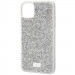 TPU чехол Bling World Rock Diamond для Apple iPhone 12 Pro Max (6.7") (Серебряный)