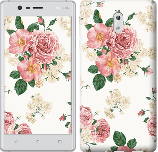 

Чехол цветочные обои v1 для Nokia 3 642487