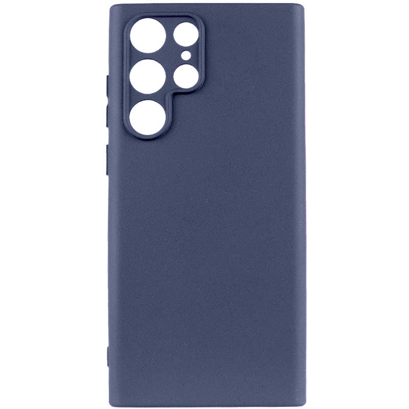 Чохол Silicone Cover Lakshmi Full Camera (A) на Samsung Galaxy S22 Ultra (Синій / Midnight Blue)