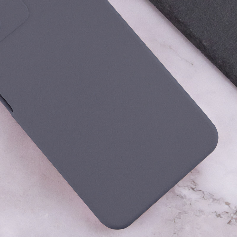 Фото Чохол Silicone Cover Lakshmi Full Camera (AAA) на Xiaomi Redmi 13 4G / Poco M6 4G (Сірий / Dark Gray) на vchehle.ua