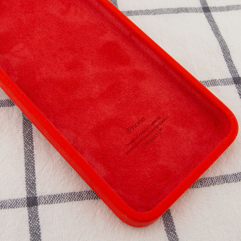 Фото Чехол Silicone Case Square Full Camera Protective (AA) для Apple iPhone 6/6s (4.7") (Красный / Red) в магазине vchehle.ua