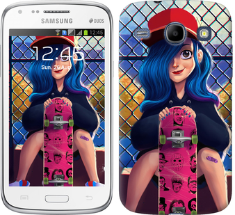 

Чехол Прикольная девочка со скейтбордом для Samsung Galaxy Core i8262 618107