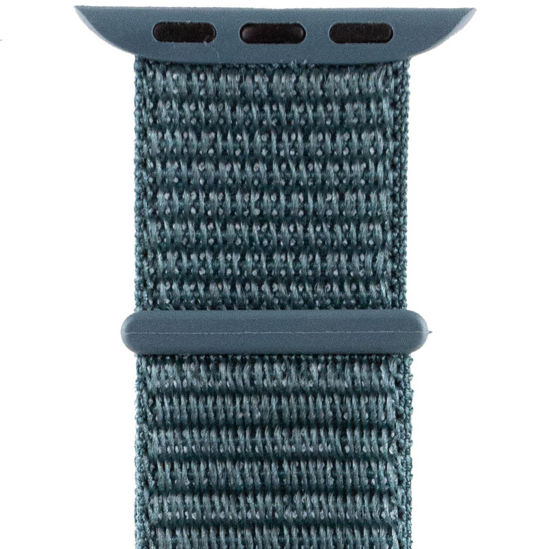 Ремінець Nylon для Apple Watch 38/40/41/42mm(ser.10) (Зелений / Pine green) в магазині vchehle.ua