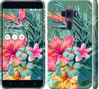 

Чехол Тропические цветы v1 для Asus Zenfone 3 ZE520KL 845338