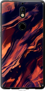 

Чехол Черно-оранжевая абстракция для Nokia 7 1404988