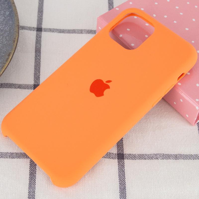 Фото Чохол Silicone Case (AA) на Apple iPhone 11 Pro Max (6.5") (Помаранчевий / Papaya) на vchehle.ua
