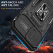 Фото Ударопрочный чехол Camshield Army Ring для Apple iPhone 13 Pro Max (6.7") (Черный / Black) на vchehle.ua