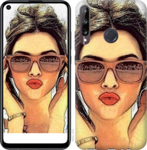 

Чохол Дiвчина_арт для Huawei P40 Lite E 934155