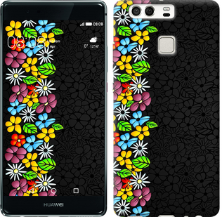 

Чехол цветочный орнамент для Huawei P10 Plus 102374