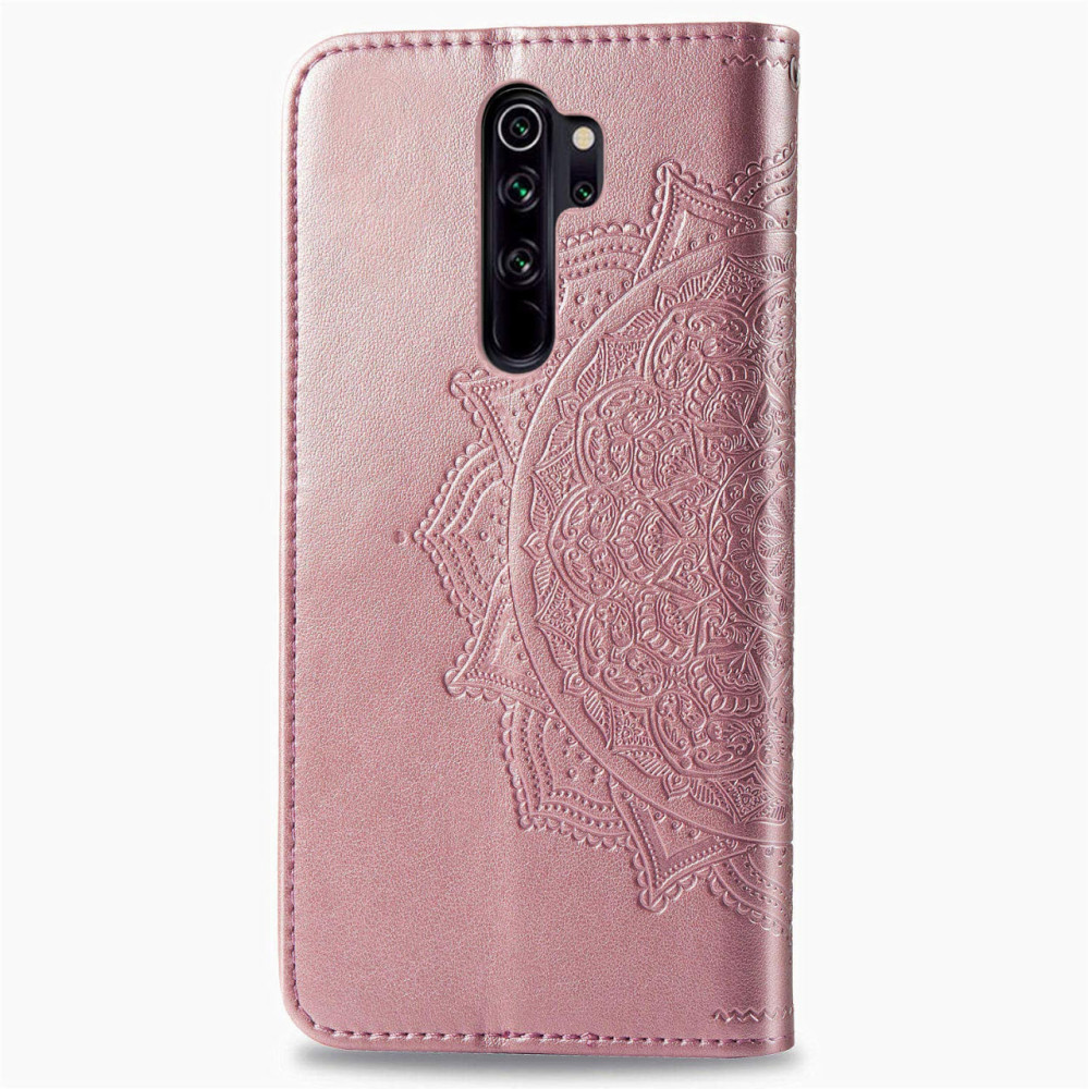 Заказать Кожаный чехол (книжка) Art Case с визитницей для Xiaomi Redmi Note 8 Pro (Розовый) на vchehle.ua