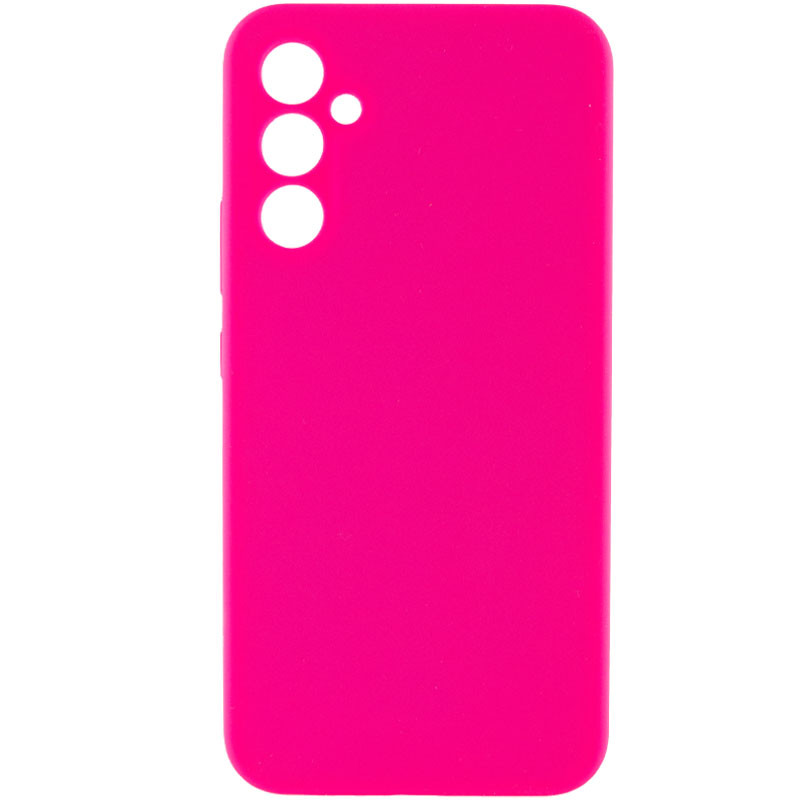 Чехол Silicone Cover Lakshmi Full Camera (AAA) для Samsung Galaxy A56 5G (Розовый / Barbie pink)