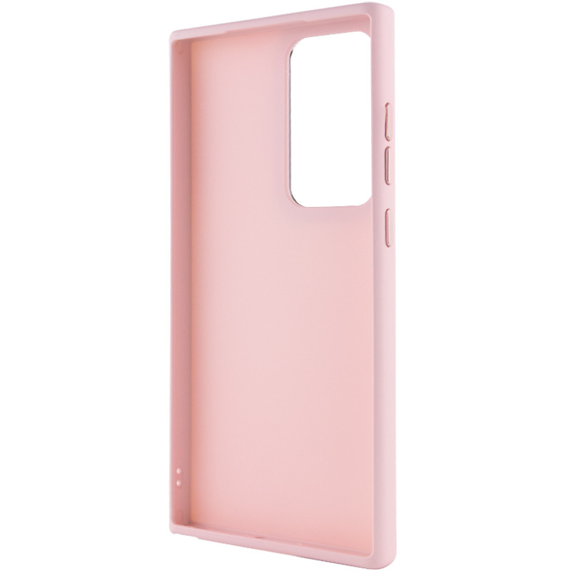 Фото TPU чохол Bonbon Metal Style на Samsung Galaxy S23 Ultra (Рожевий / Light pink) в маназині vchehle.ua