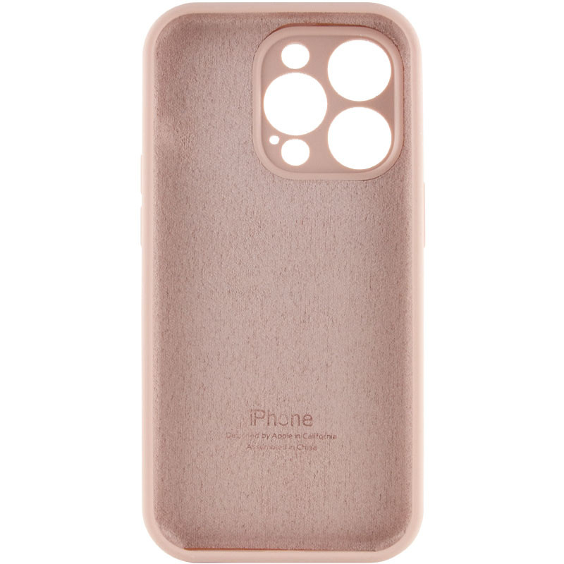 Чехол Silicone Case Full Camera Protective (AA) для Apple iPhone 15 Pro Max (6.7") (Розовый / Pink Sand) в магазине vchehle.ua