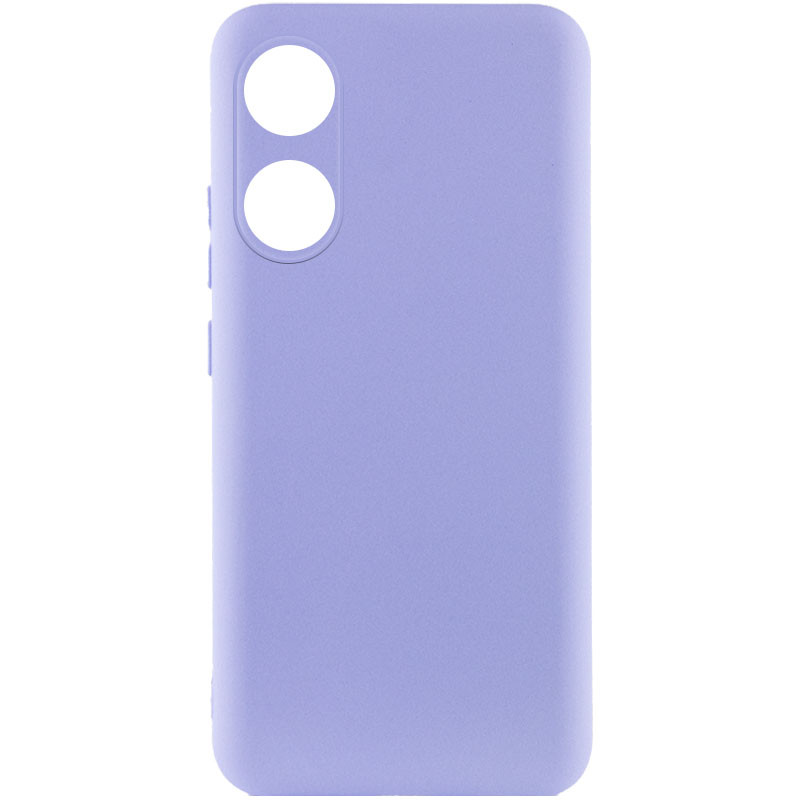 Чехол Silicone Cover Lakshmi Full Camera (A) для Oppo A58 4G (Сиреневый / Dasheen)