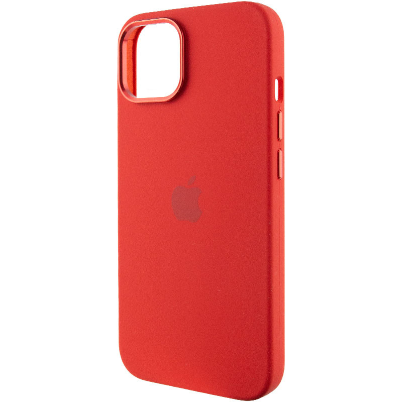 Фото Чохол Silicone Case Metal Buttons (AA) на Apple iPhone 13 (6.1") (Червоний / Red) в маназині vchehle.ua