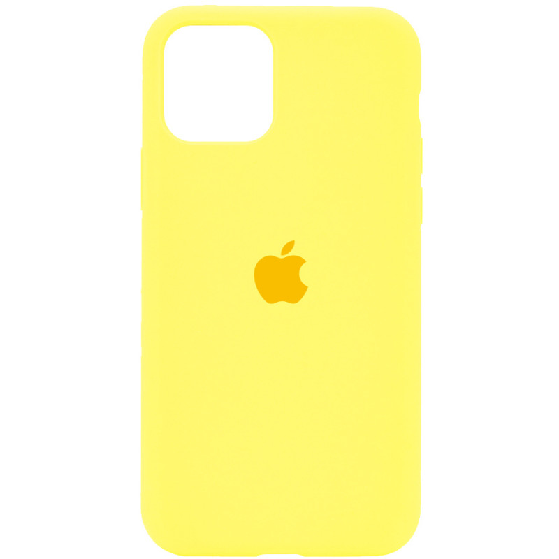 Чехол Silicone Case Full Protective (AA) для Apple iPhone 11 Pro (5.8") (Желтый / Yellow)