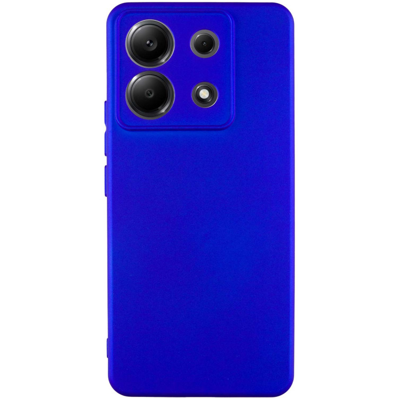 Чехол Silicone Cover Lakshmi Full Camera (AA) для Xiaomi Poco X6 / Note 13 Pro 5G (Синий / Iris)