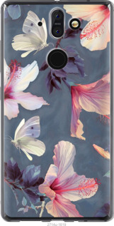 

Чохол Намальовані квіти на Nokia 8 Sirocco 702810