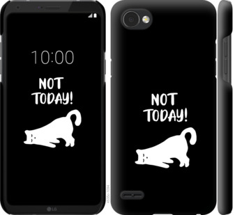 

Чехол Уставший кот для LG Q6 Prime M700 874267