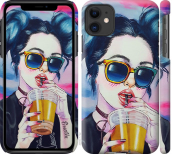 

Чехол Арт-девушка в очках для iPhone 11 776454