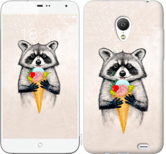 

Чохол Єнотик з морозивом на Meizu MX3 801235