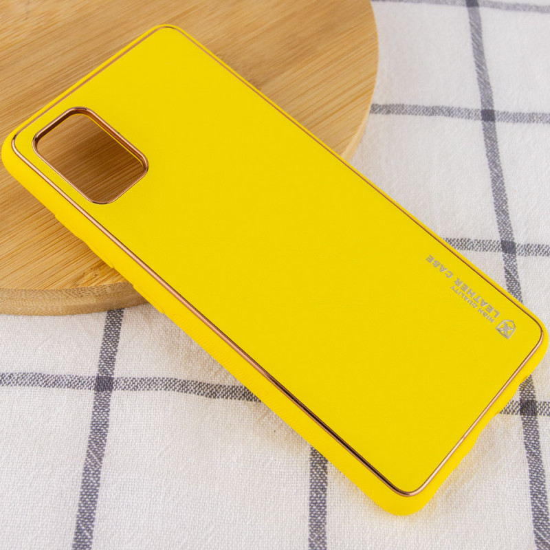 Фото Кожаный чехол Xshield для Samsung Galaxy A04s (Желтый / Yellow) на vchehle.ua