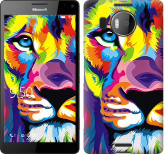 

Чохол Різнобарвний лев на Microsoft Lumia 950 XL Dual Sim 261766