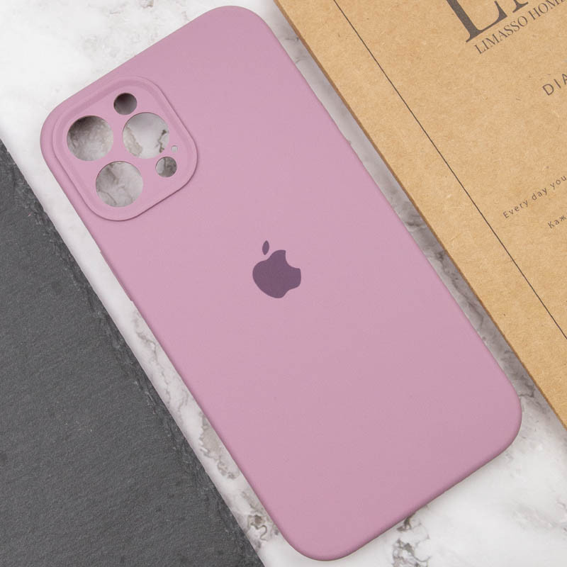 Купить Чехол Silicone Case Full Camera Protective (AA) для Apple iPhone 12 Pro Max (6.7") (Лиловый / Lilac Pride) на vchehle.ua