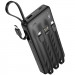 Фото Портативное ЗУ Power Bank Hoco J146 with 4 cables 10000 mAh (Black) в магазине vchehle.ua