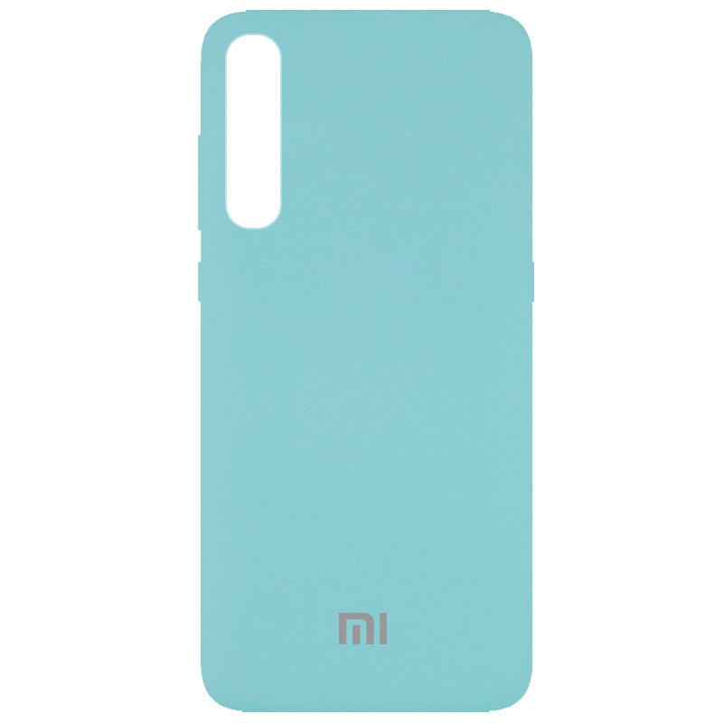 Чохол Silicone Cover Full Protective (AA) на Xiaomi Mi 9 (Бірюзовий / Ice Blue)