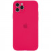 Чохол Silicone Case Full Camera Protective (AA) на Apple iPhone 11 Pro (5.8") (Червоний / Rose Red)