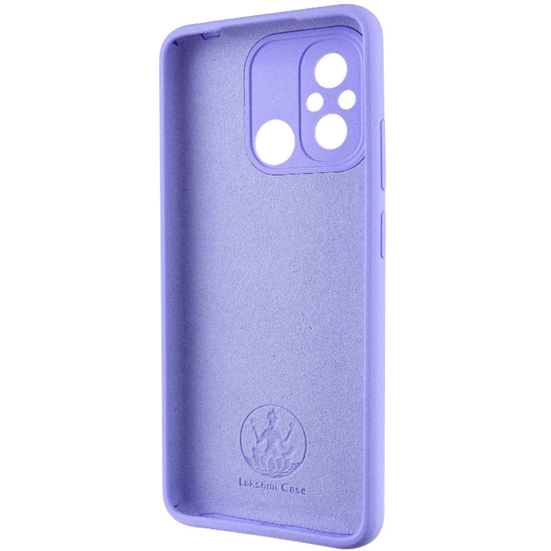 Фото Чохол Silicone Cover Lakshmi Full Camera (AA) with logo на Xiaomi Redmi 12C / Poco C55 (Бузковий / Dasheen) на vchehle.ua