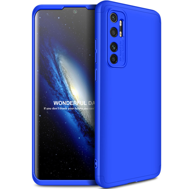 

Пластикова накладка GKK LikGus 360 градусів (орр) на Xiaomi Mi Note 10 Lite (Синій) 938173