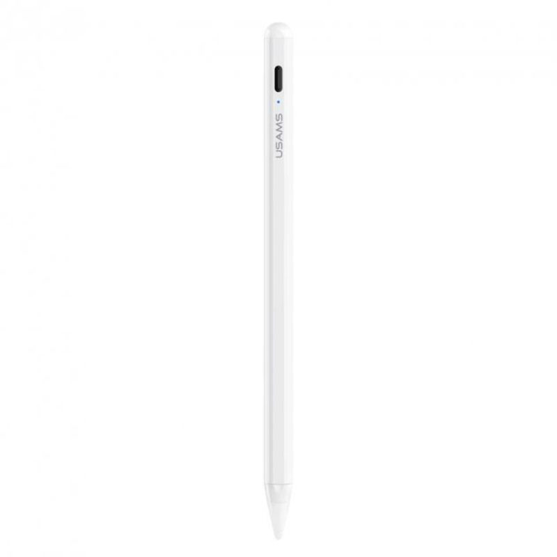 Стілус Usams US-ZB223 Tilt-sensitive Active Touch Capacitive for iPad (White)