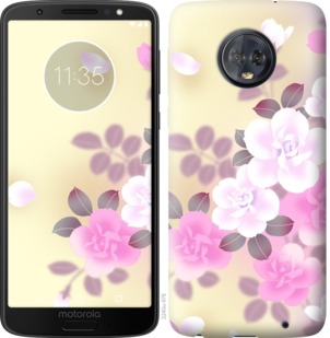 

Чехол Японские цветы для Motorola Moto G6 Plus 764564