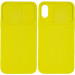 Чехол Camshield Square TPU со шторкой для камеры для Apple iPhone XS Max (6.5") (Желтый)