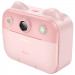 Детская фотокамера с моментальной печатью Hoco DV204 Dual-camera (Pink)
