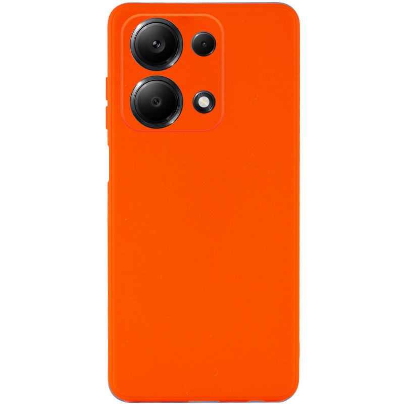 Силіконовий чохол Candy Full Camera на Xiaomi Redmi Note 13 4G (Оранжевый / Orange)