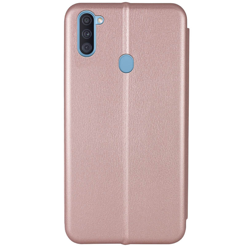 Фото Кожаный чехол (книжка) Classy для Samsung Galaxy A11 (Rose Gold) на vchehle.ua