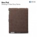 Кожаный чехол (3 цвета) Zenus Masstige E-note Diary Series для New iPad 3 / iPad 2