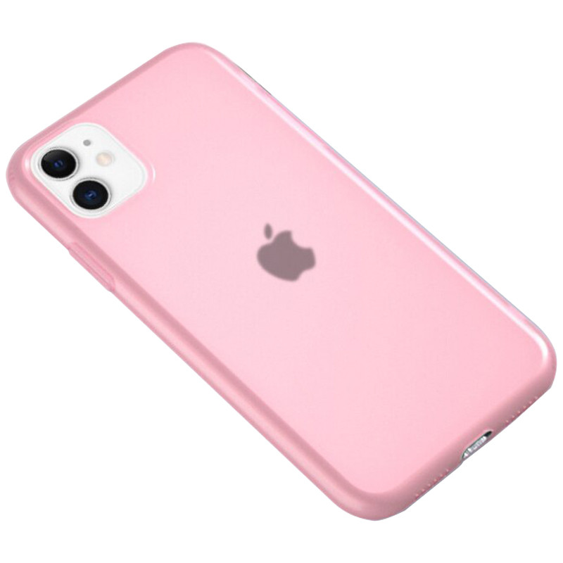 

Силіконовий матовий напівпрозорий чохол на Apple iPhone 11 (6.1") (Рожевий / Pink) 789702