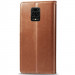 Кожаный чехол-книжка GETMAN Gallant (PU) для Xiaomi Redmi Note 9s / Note 9 Pro / Note 9 Pro Max (Коричневый) в магазине vchehle.ua